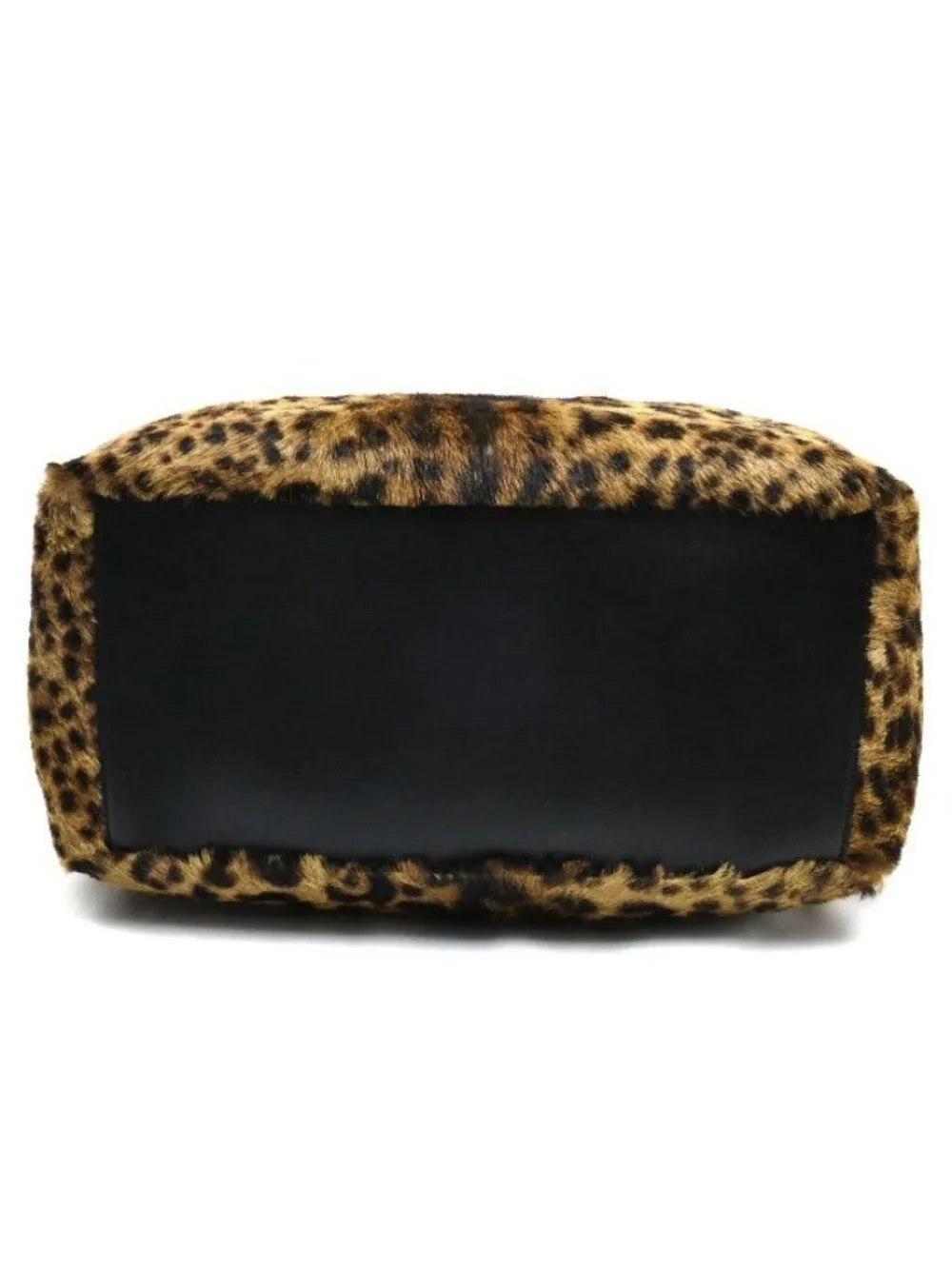 Saint Laurent Tote Bag Leopard Vintage